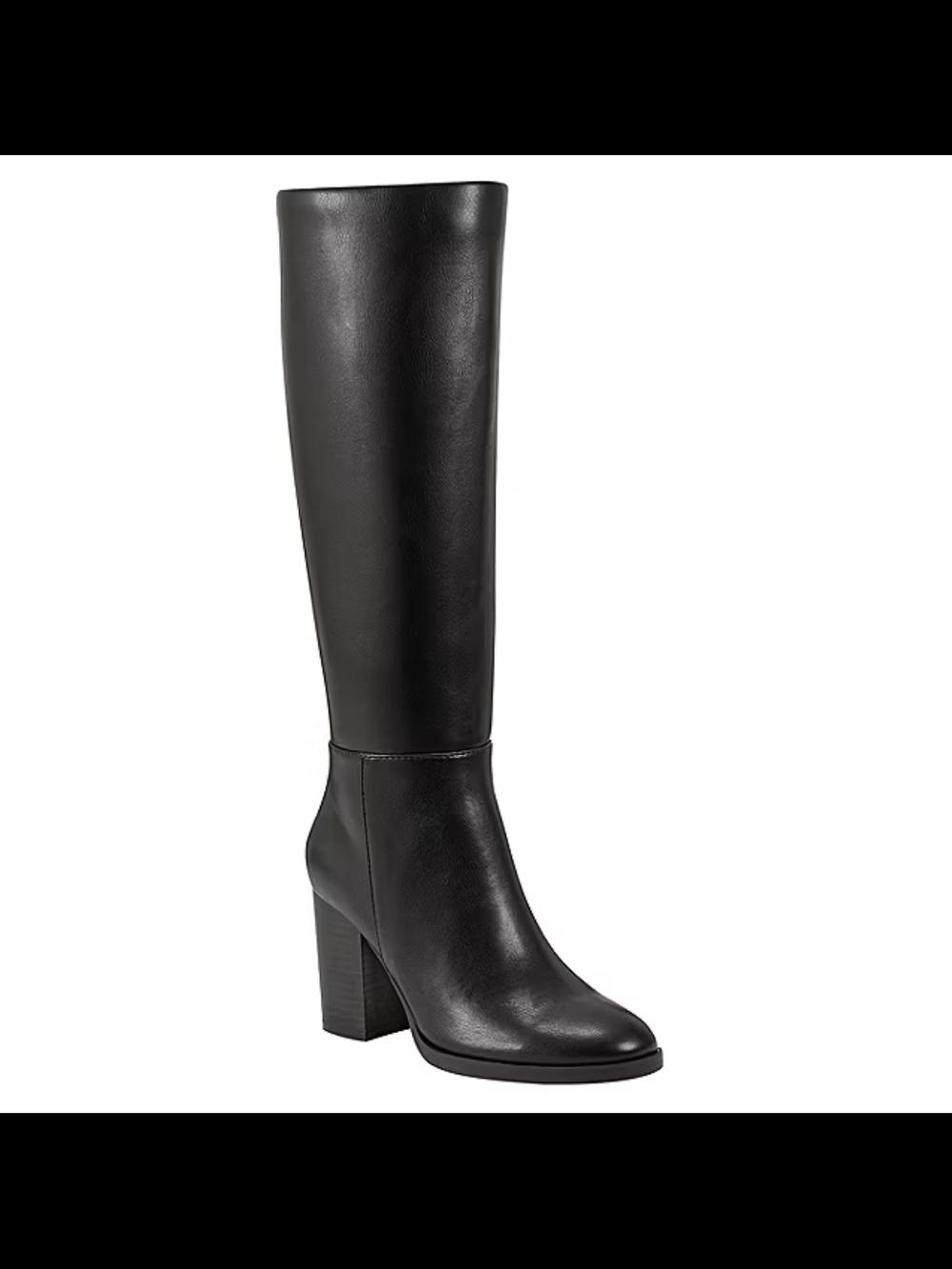 Unisa Black Over-the-Knee Block Heel Boots